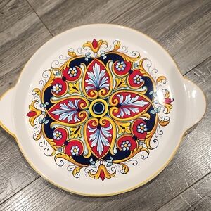 EUC Nova Deruta 12" Round Serving Dish